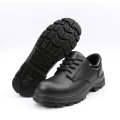 Import black leather steel toe cap oil water resistant service shoes pakistan construction safety equipment for workers